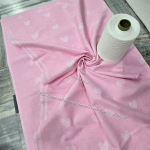 Ladies Cotton Linen Buta Weaving Fabric