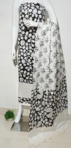 Ladies Cotton Silk Kalamkari Print Unstitched Dress Set