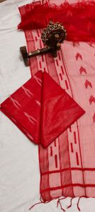 Ladies Cotton Silk Weaving Suit Set