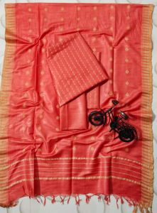 Ladies Katan Silk Artisan Block Print Suit Set