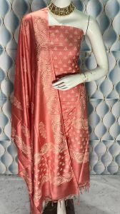 Ladies Katan Silk Printed Suit Set
