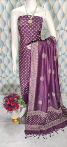 Ladies Katan Silk Printed Suit Set