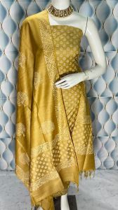 Ladies Katan Silk Printed Suit Set