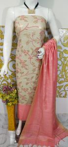 Ladies Khadi Cotton Silk Madhubani Suit Set