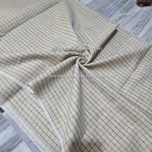 Ladies Linen Check Pattern Fabric