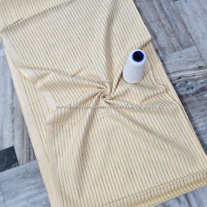 Ladies Pure Linen Stripe Fabric