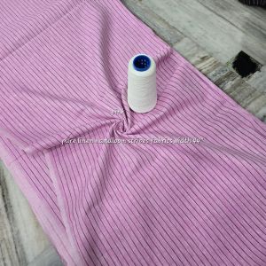 Ladies Pure Linen Stripe Fabric