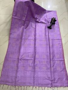 Ladies Traditional Buti Weave Soft Silk Daily Wear Saree