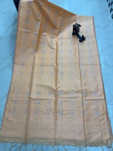 Ladies Traditional Buti Weave Soft Silk Daily Wear Saree
