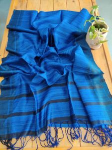 Ladies Tussar Ghicha Silk Border Dupatta