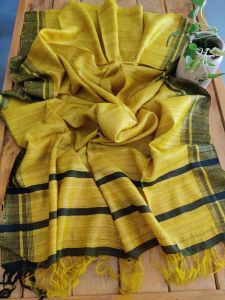 Ladies Tussar Ghicha Silk Border Dupatta