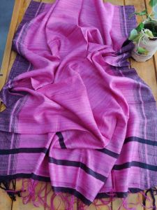 Ladies Tussar Ghicha Silk Border Dupatta