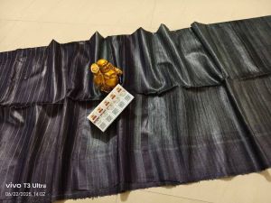 Ladies Tussar Ghicha Silk Masraiz Border Handloom Saree