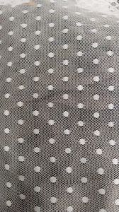 Bindi Dot Pattern Nylon Net Fabric