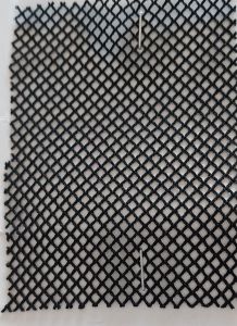 Black Diamond Cross Mesh Net Fabric