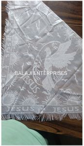 Jesus Dove Design Net Scarf