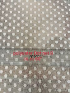 Polka Dot Pattern Lace Net Fabric