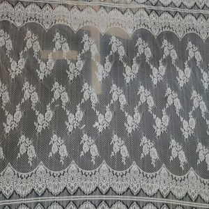 Raschel Floral Border Lace Net Fabric