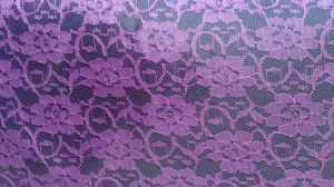 Raschel Floral Pattern Lace Net Fabric