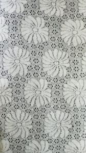 Stretch Floral Pattern Lycra Lace Net Fabric