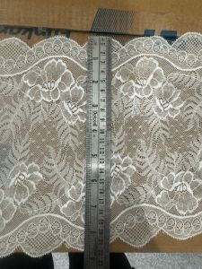 Stretch Floral Scallop Lace Net Fabric