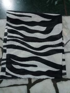 Zebra Print Mesh Net Fabric