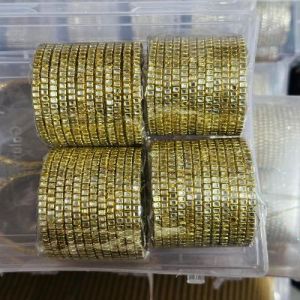 Golden Glass Bangles