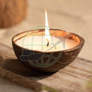 Coconut Shell Candle