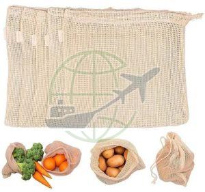 Cotton Mesh Produce Bags