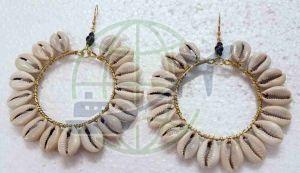 Elegant Cowry Shell Earrings