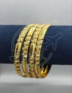 Gold Plated Brass Bangles