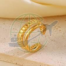 Minimalist Gold Plated Adjustable Finger Ring