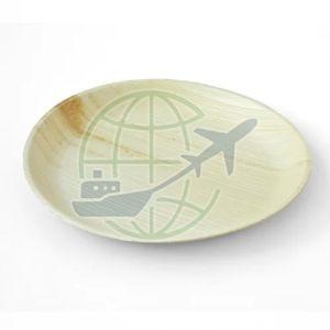Palm Leaf Round Plate