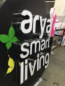 3D Acrylic Channel Letter Retail Wall Sign Board