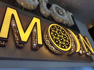 Designer LED Jali Pattern 3D Channel Letter Sign Board