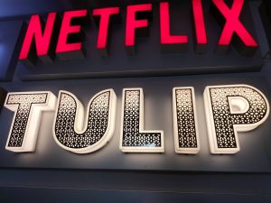 Dual Tone LED Channel Letter Sign with Decorative Pattern Face