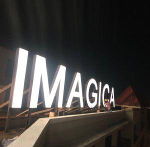 Giant LED Metal Channel Letter Rooftop Sign Board
