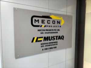 Premium Acrylic Panel 3D Logo Office Directory Sign Board