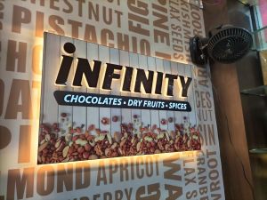 Premium Indoor Backlit Acrylic Wall Branding Sign Board