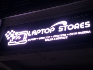 Premium Outdoor LED Neon Effect Acrylic Shop Sign Board
