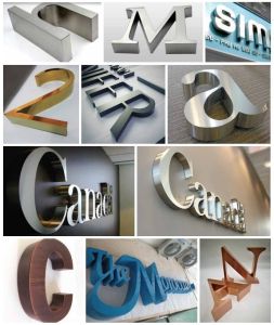 Stainless Steel & Metal Letter Sign Board Service