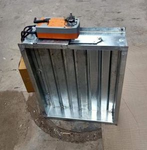 Galvanized Iron Motorized Smoke Fire Damper