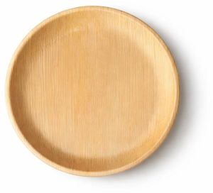 10 Inch Shallow Round Areca Leaf Plate