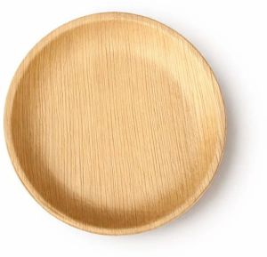 7 Inch Shallow Round Areca Leaf Plate