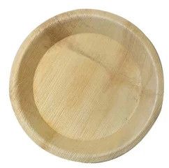 8 Inch Deep Round Areca Leaf Plate
