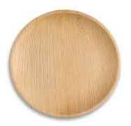 9 Inch Shallow Round Areca Leaf Plate