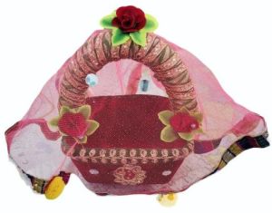 Decorative Handicraft Pooja Basket for Thakur Ji