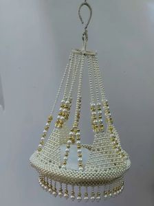 Decorative Pearl Jhula for Laddu Gopal Ji