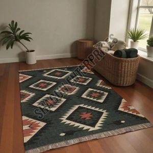 Handloom Jute Wool Carpet