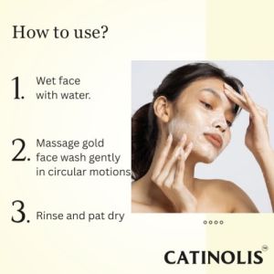 100ml Catinolis Gold Scrub Face Wash